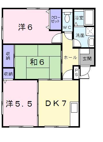 ドレミールＳＫの間取り