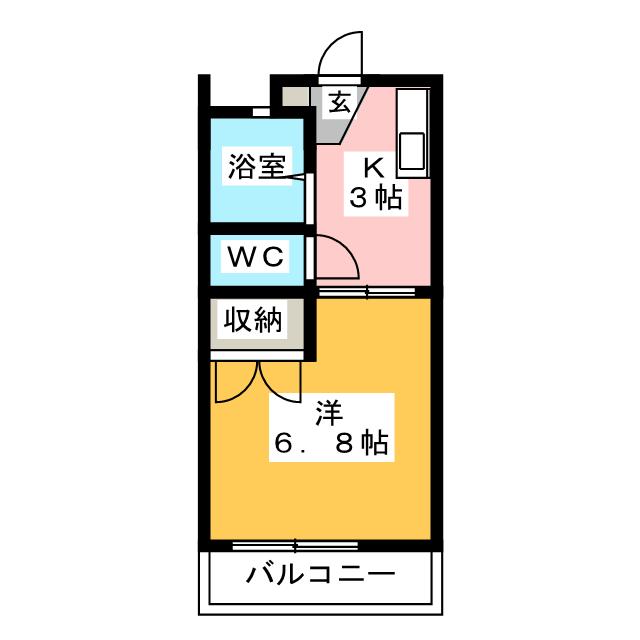 サンレモクイーンＢ棟の間取り