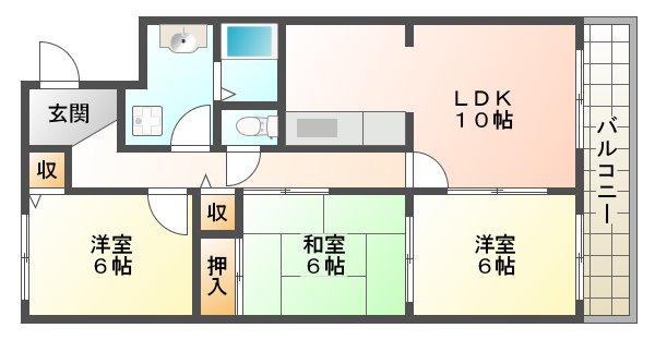 桃山台コートの間取り