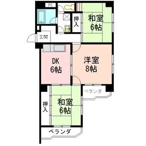 リバーサイド横地の間取り