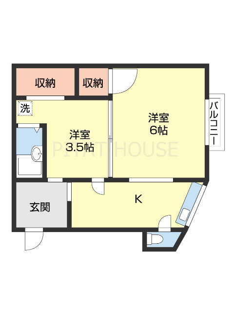 和歌浦ハイツの間取り