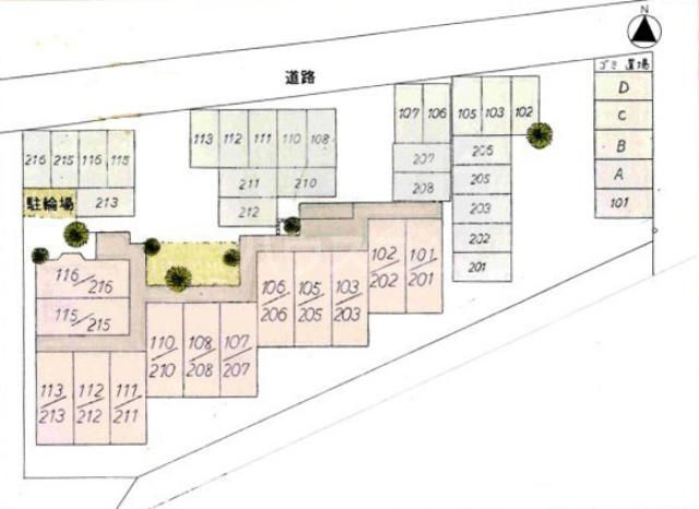 【豊橋市内張町のアパートのその他】