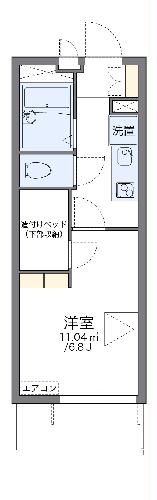 レオパレスレフアの間取り