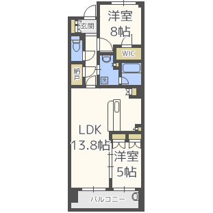 【なんばセントラルプラザリバーガーデン C棟の間取り】