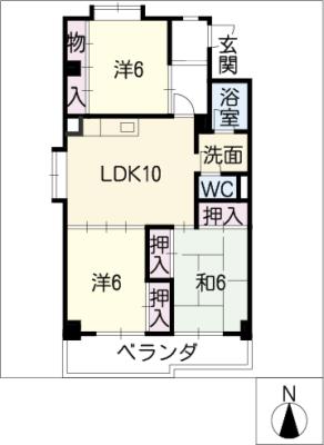 ファミーユはやしの間取り