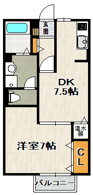 リビングタウン西野の間取り