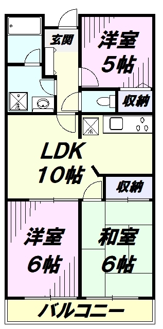 グランフォーレ狭山台の間取り