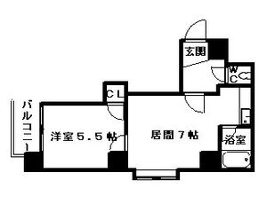 南１西１８ビルの間取り