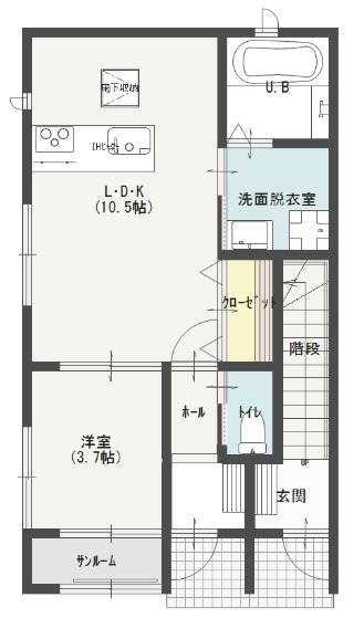 シャインクリスタルIIの間取り