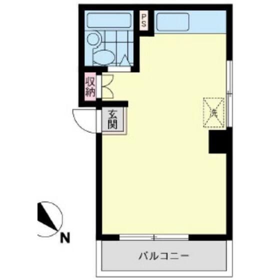 荒川区西日暮里のマンションの間取り