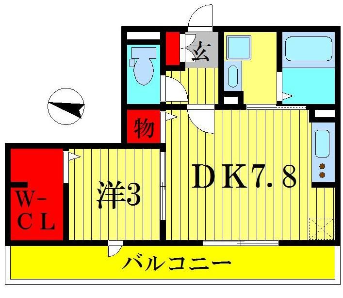 クレアの間取り