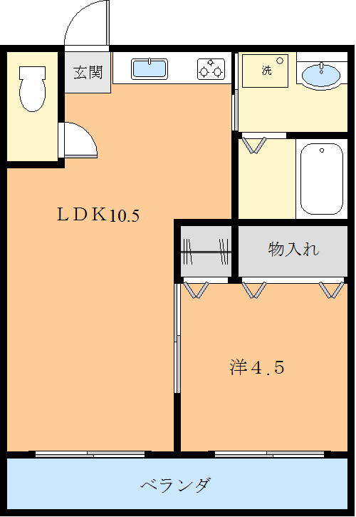 ヤママス東の間取り