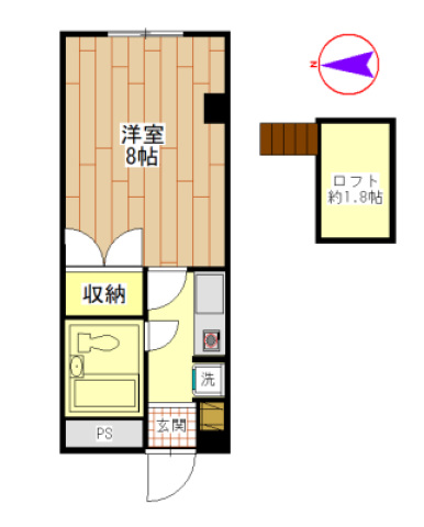 シャルマン請地の間取り