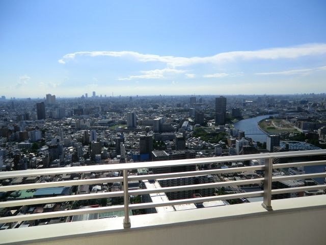 【荒川区南千住のマンションの眺望】