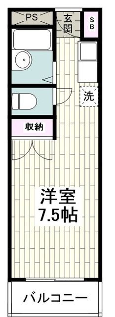 横浜市戸塚区下倉田町のマンションの間取り