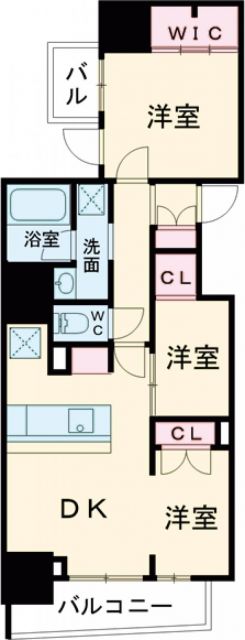 S-RESIDENCE日本橋馬喰町Aereの間取り