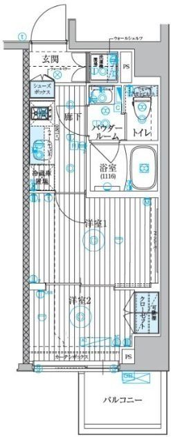 ブライズ川崎本町の間取り