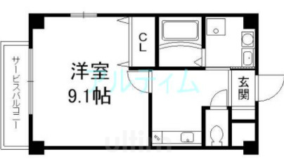 ビューコート東山Iの間取り