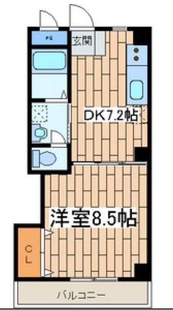 横浜市戸塚区矢部町のマンションの間取り