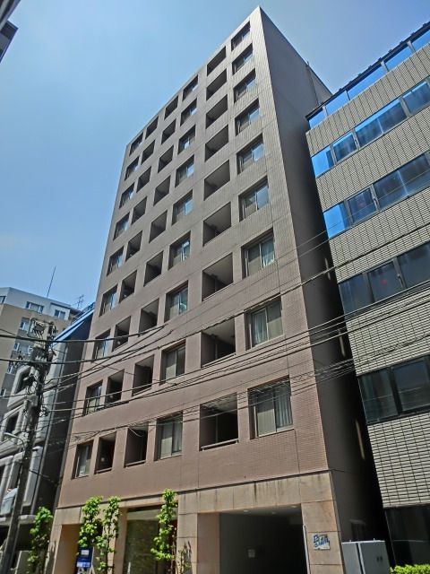 中央区日本橋浜町のマンションの建物外観