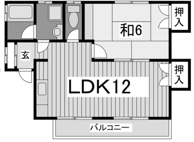 メゾンソレイユIIの間取り