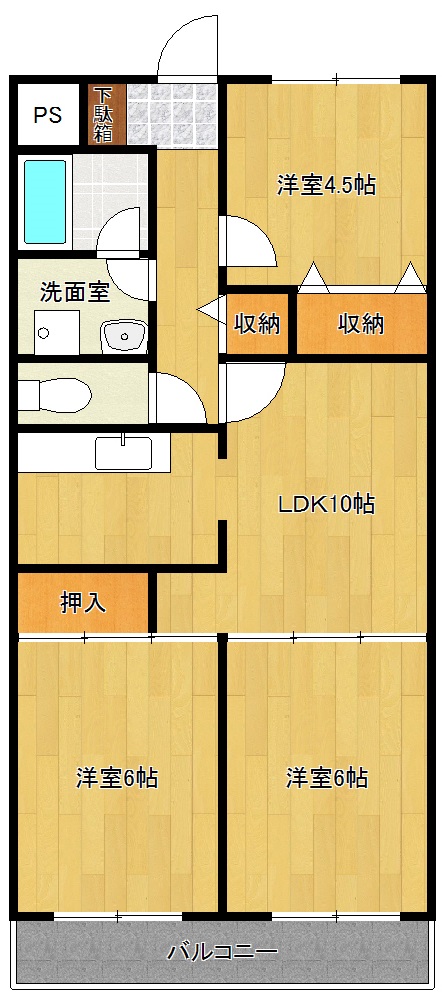 ストークマンションダイゴ2の間取り