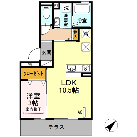 クレール・コートの間取り