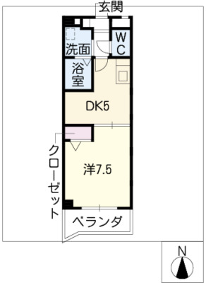 セントラルハイツ可児の間取り