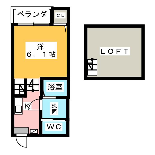 ＨＡＬ　ＦＬＡＴＳの間取り