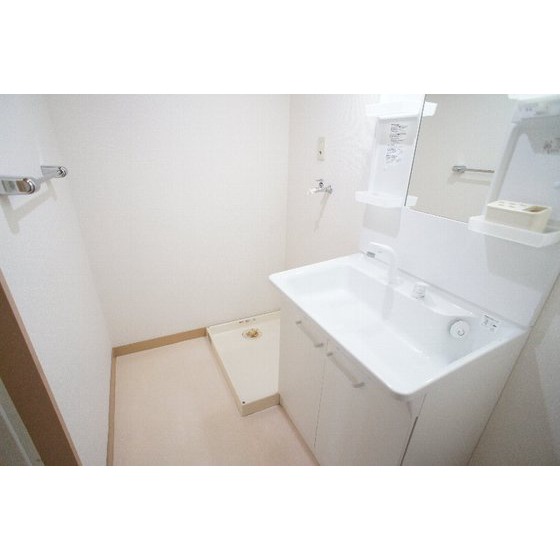 洗面設備　シャンプードレッサー、室内洗濯機置き場あり