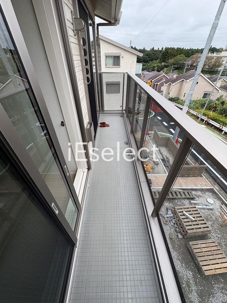 バルコニー　お洗濯物はこちらで