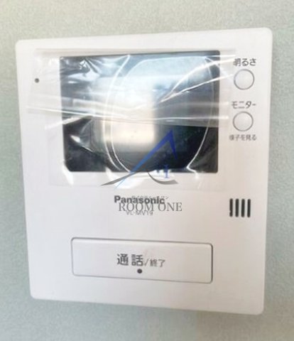 セキュリティ　モニター付きインターホンです。