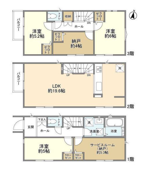 Kolet亀有♯13の間取り写真