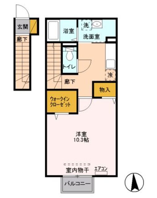 メゾンドエスポワールの間取り写真