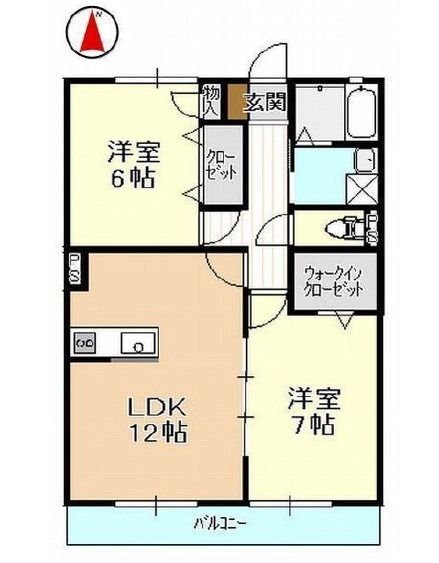 遠州鉄道 上島駅 徒歩5分 2階建 築9年の間取り写真