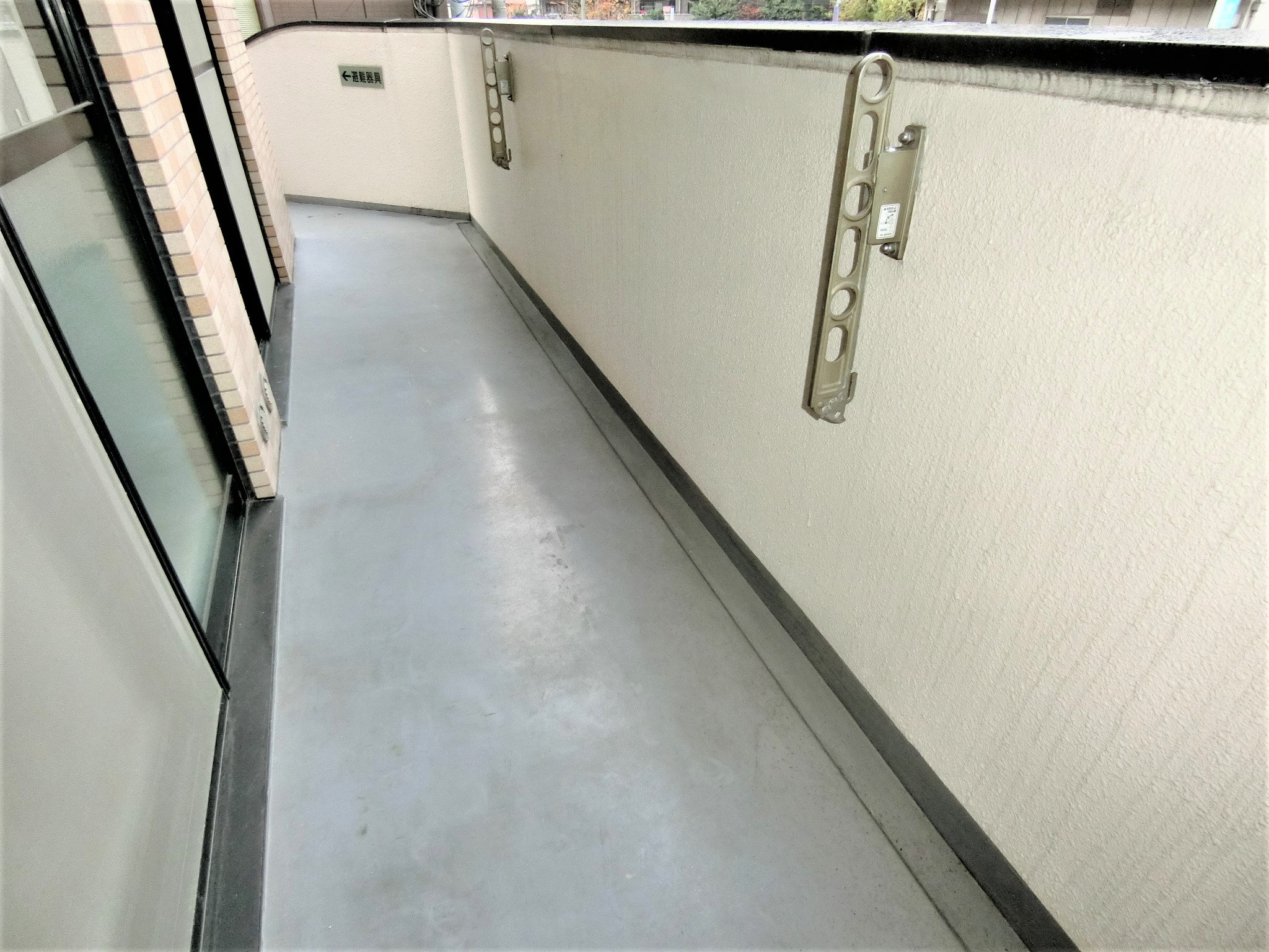 バルコニー　ワイドタイプのバルコニー☆