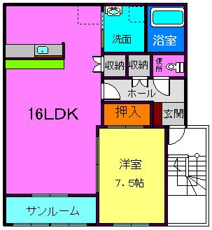 オーシャンパールの間取り