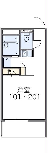 レオパレス宇多津の間取り