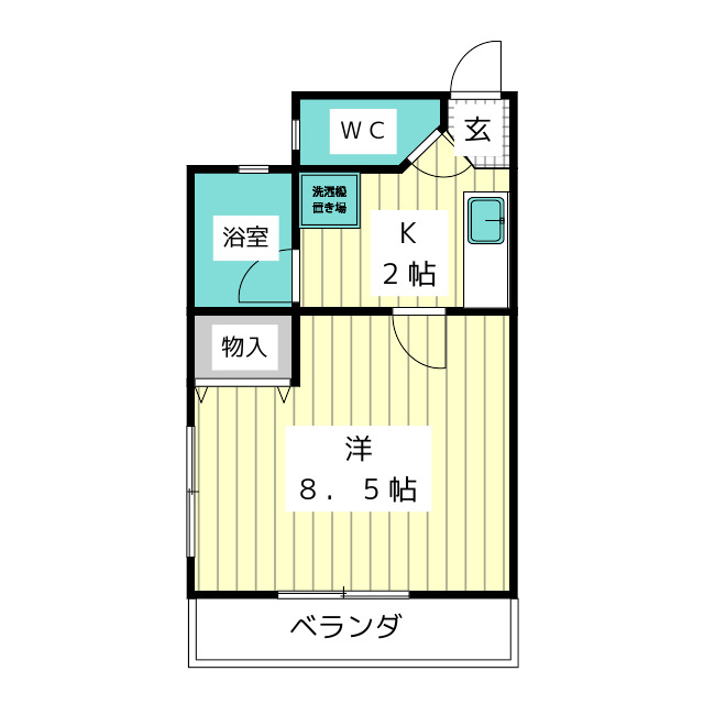 クリーンヒルズの間取り