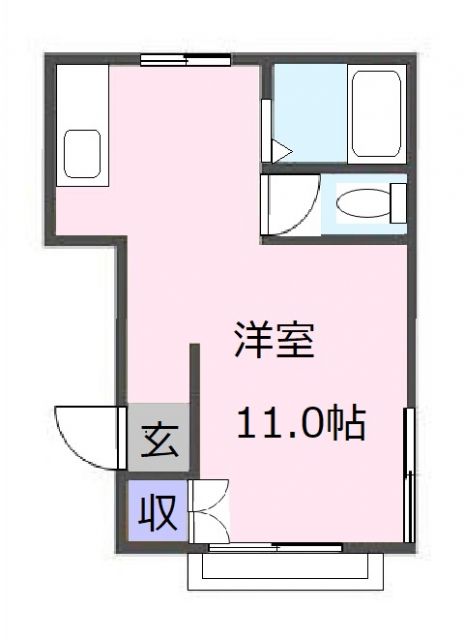 パレ上浜の間取り