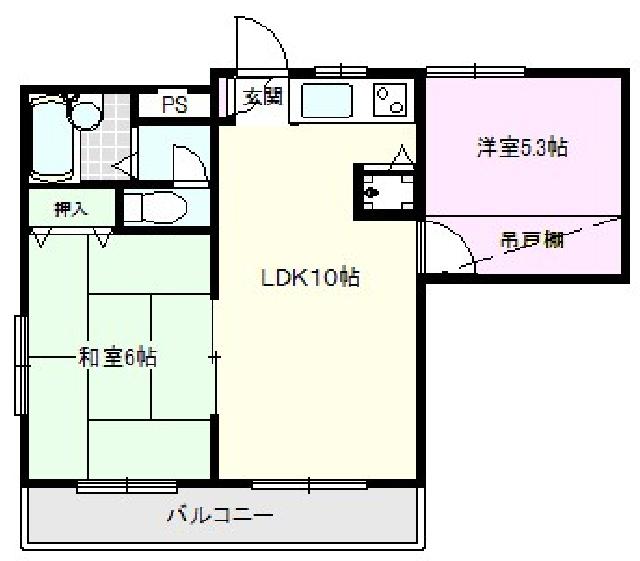 ロータリーライフ久里浜の間取り