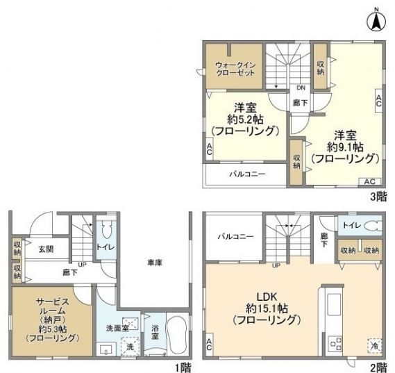 Ｋｏｌｅｔ川口本前川の間取り