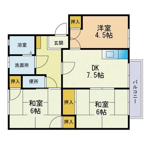 ハートランド重留Ｄ棟の間取り