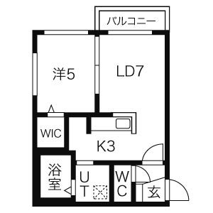 REGULUS桑園の間取り