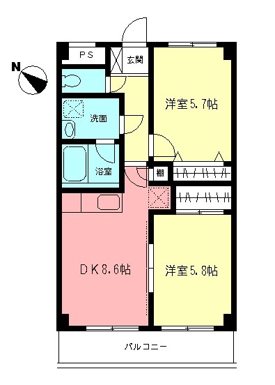 コンフォール・EDOの間取り