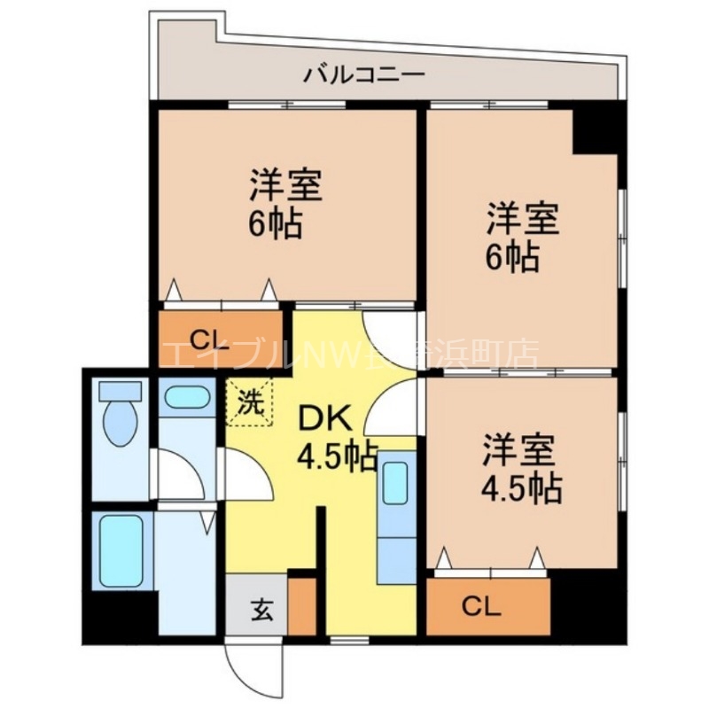 筑後屋柴田ビルの間取り