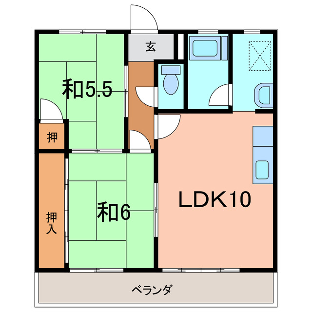 エスポワール錦の間取り