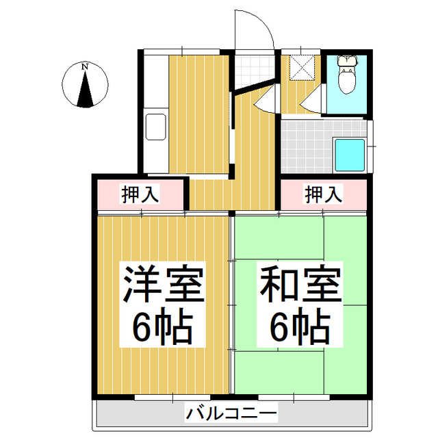 高橋アパートの間取り