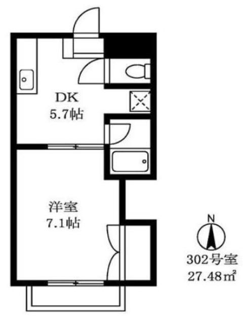 自由が丘富貴の間取り