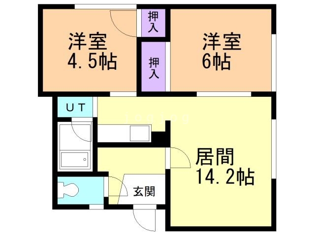 【永山２号館の間取り】